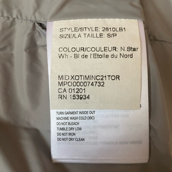 NWT Canada Goose Byward Hooded Down Parka/COAT/jacket limited edition Sz S/6-8 - Picture 16 of 16